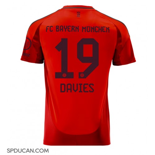 Muški Nogometni Dres Bayern Munich Alphonso Davies #19 Domaci 2024-25 Kratak Rukav